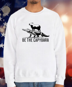 Funny Be The Capybara Riding Gator T-Shirt