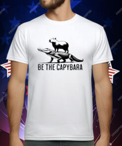 Funny Be The Capybara Riding Gator T-Shirt