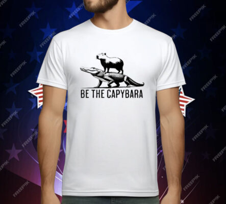 Funny Be The Capybara Riding Gator T-Shirt