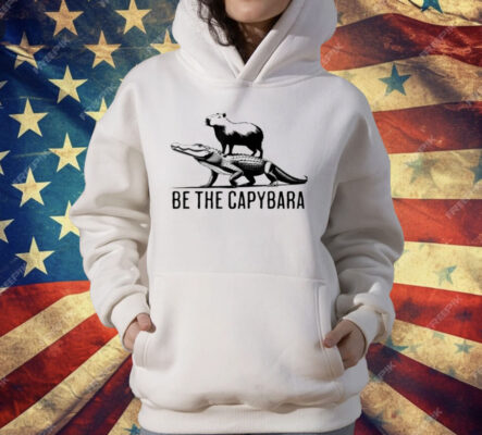 Funny Be The Capybara Riding Gator T-Shirt