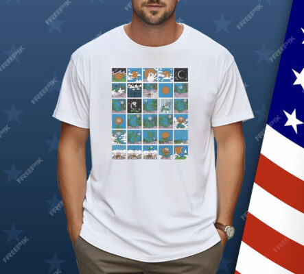 Goose Plant Squares Shirt