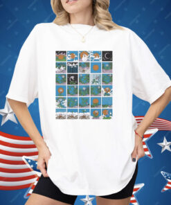 Goose Plant Squares Shirt