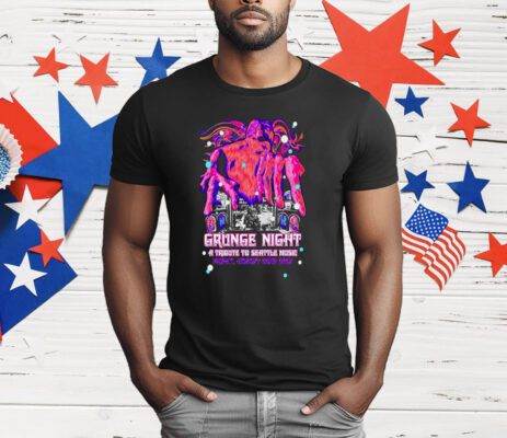 Grunge Night A Tribute To Seattle Music Neptune Theatre in Seattle WA Aug 22 2025 T-Shirt