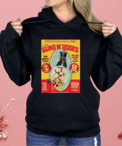 Guns N Roses Budapest Hungary 2025 Tour At Ferenc Puskas Stadium On July 15 2025 One Night Only No One Escapes This Show Hanging Skeleton Shirt