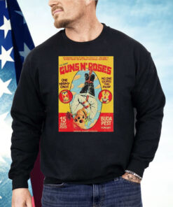 Guns N Roses Budapest Hungary 2025 Tour At Ferenc Puskas Stadium On July 15 2025 One Night Only No One Escapes This Show Hanging Skeleton Shirt