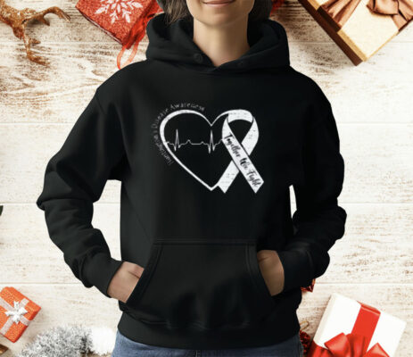 Huntington's Disease Awareness Heart HD Awarenes Support T-Shirt