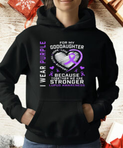 I Wear Purple For My Goddaughter Lupus Awareness Month T-Shirt