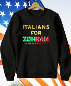 Italians For Zohran For New York City T-Shirt