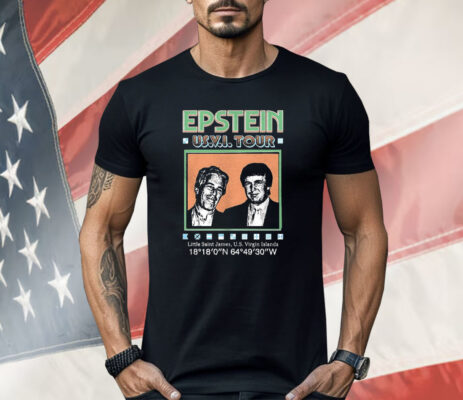 Jeffrey Epstein and Donald Trump Epstein USVI Tour Little Saint James US Virgin Islands Shirt