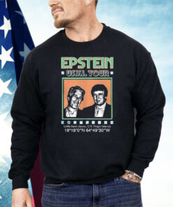 Jeffrey Epstein and Donald Trump Epstein USVI Tour Little Saint James US Virgin Islands Shirt