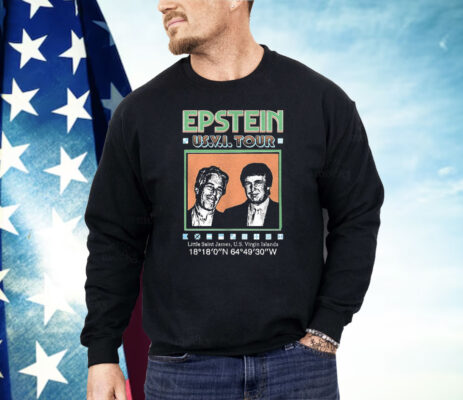 Jeffrey Epstein and Donald Trump Epstein USVI Tour Little Saint James US Virgin Islands Shirt