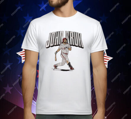John Kruk Philadelphia Phillies Slugger Swing T-Shirt