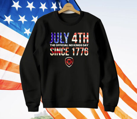 July 4th The Official No Kings Day Since 1776 T-Shirt
