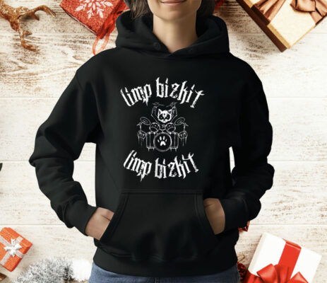 Limp Bizkit Drummer Cat Metal T-Shirt