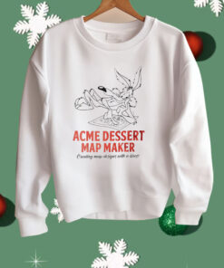 Looney Tunes Acme Dessert Map Maker Creating Map Designs With A Blast Shirt