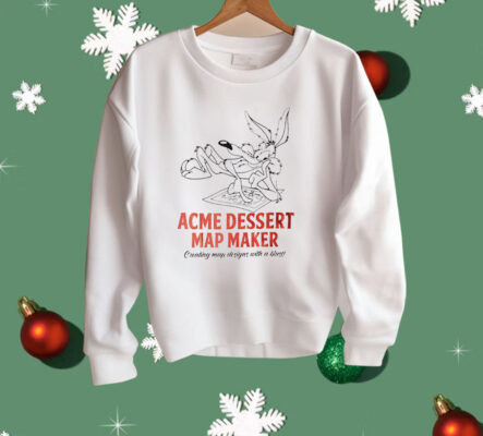 Looney Tunes Acme Dessert Map Maker Creating Map Designs With A Blast Shirt