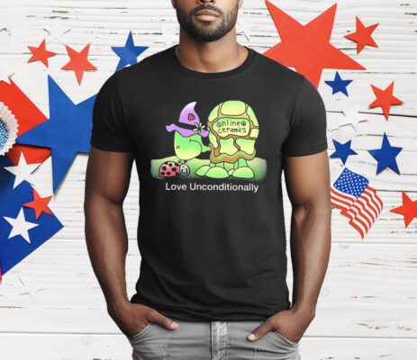 Love Unconditionally Online Ceramics Turtle T-Shirt