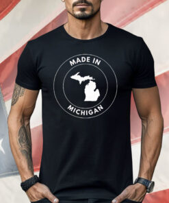Made In Michigan Map Shirt