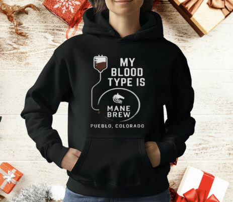 Mane Brew Blood Type is Coffee T-Shirt