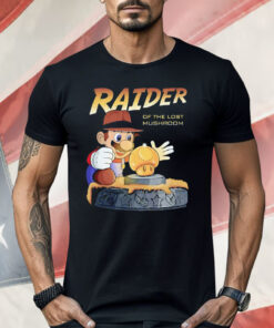 Mario Indiana Jones Raider Of The Lost Mushroom Shirt