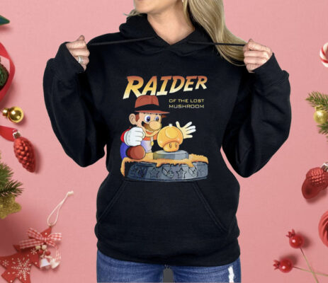 Mario Indiana Jones Raider Of The Lost Mushroom Shirt