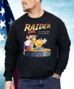 Mario Indiana Jones Raider Of The Lost Mushroom Shirt