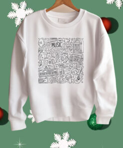 Music Icons Collage Vintage Shirt