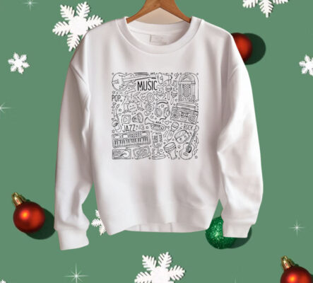 Music Icons Collage Vintage Shirt 