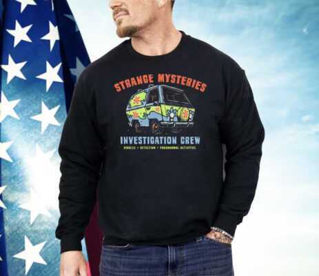 Mystery Inc.’s Mystery Machine Scooby Doo Strange Mysteries Investigation Crew Shirt