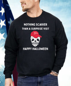 Nothing Scarier Than A Surprise Visit Health Inspector Happy Halloween Shirt