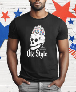 Old Style Beer Beer Brains Skull T-Shirt