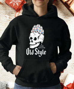 Old Style Beer Beer Brains Skull T-Shirt