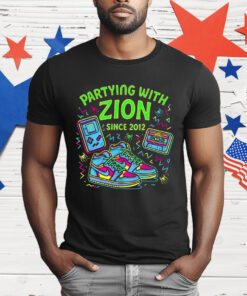 Partying With Zion Since 2012 T-Shirt