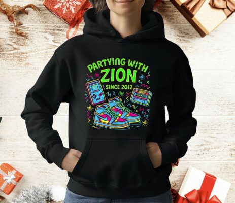 Partying With Zion Since 2012 T-Shirt