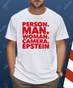 Person Man Woman Camera Epstein Shirt