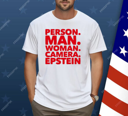 Person Man Woman Camera Epstein Shirt