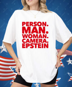 Person Man Woman Camera Epstein Shirt