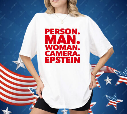 Person Man Woman Camera Epstein Shirt