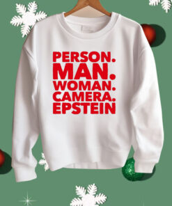 Person Man Woman Camera Epstein Shirt