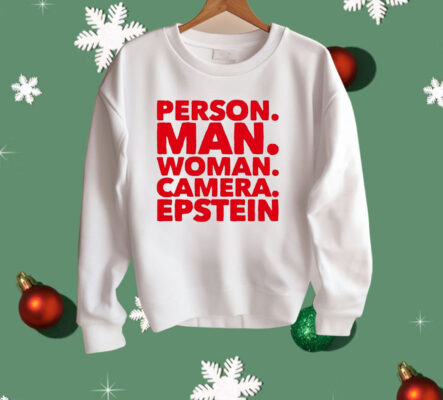 Person Man Woman Camera Epstein Shirt