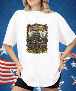 Primus Tour Onward & Upward Summer Tour At Sea In USA On Summer 2025 Pirate Cheese Ship Shirt