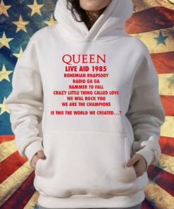 Queen live Aid 1985 Bohemian Rhapsody T-Shirt