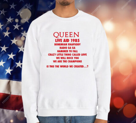 Queen live Aid 1985 Bohemian Rhapsody T-Shirt