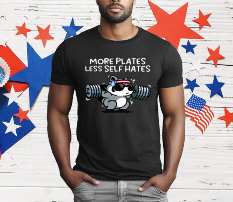 Raccoon More Plates Less Self Hates T-Shirt