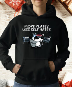 Raccoon More Plates Less Self Hates T-Shirt