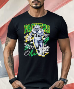 Reggie White Green Bay Packers Chalked Up Player Graphic Shirt