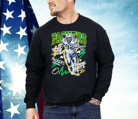 Reggie White Green Bay Packers Chalked Up Player Graphic Shirt
