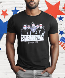 Simple Plan Australia Tour 2018 Photo T-Shirt