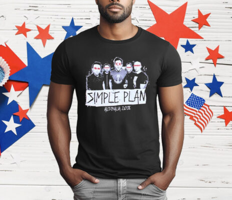 Simple Plan Australia Tour 2018 Photo T-Shirt