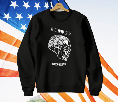 Simpletons Est 2024 Skull T-Shirt